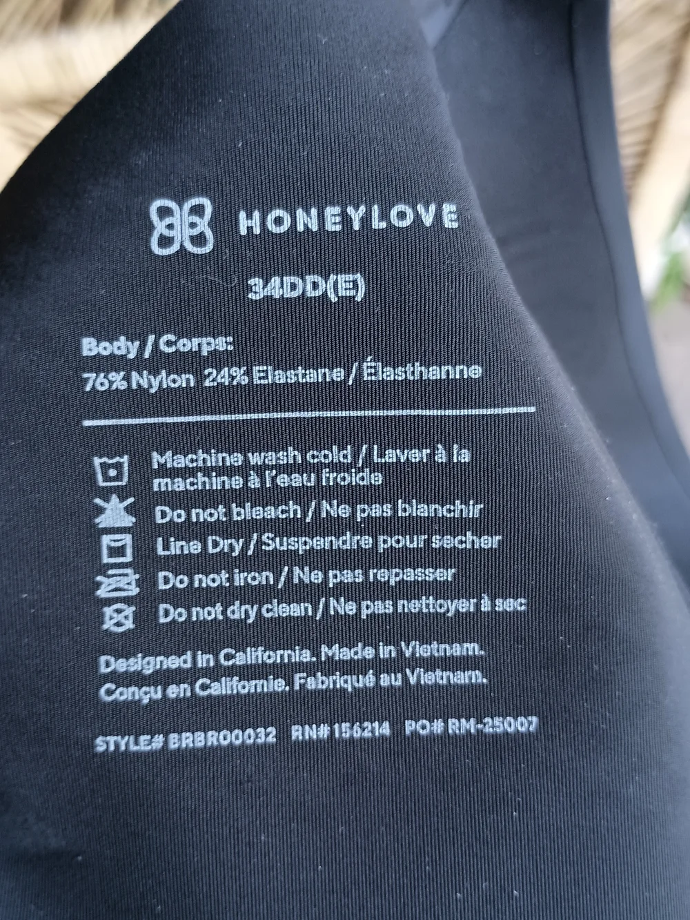 Honeylove seamless moulded